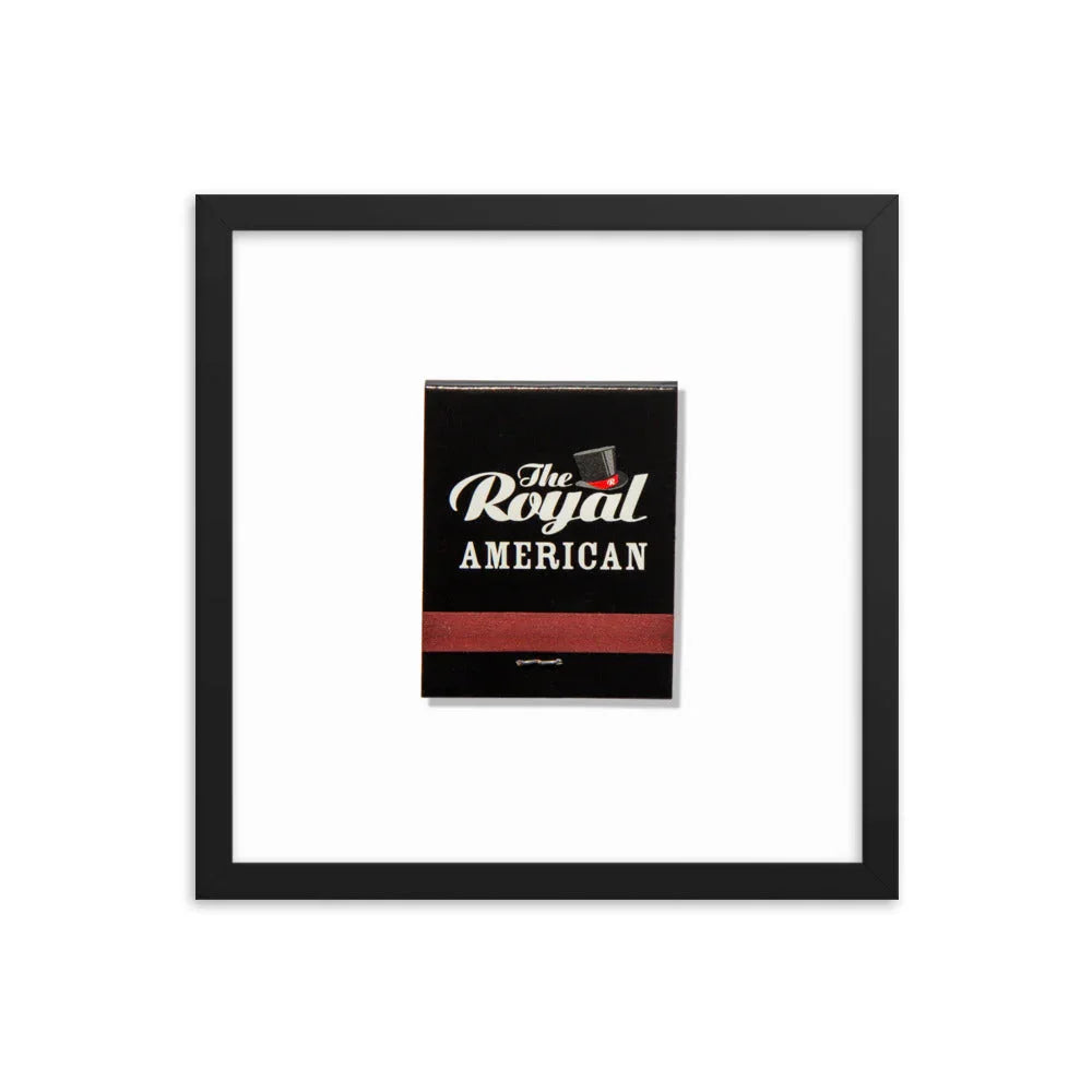 The Royal American matchbook photos