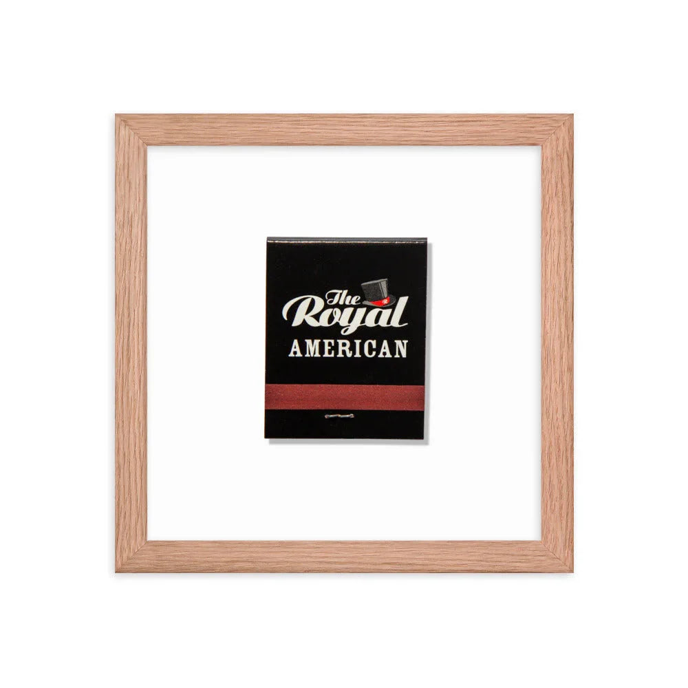 The Royal American matchbook photos