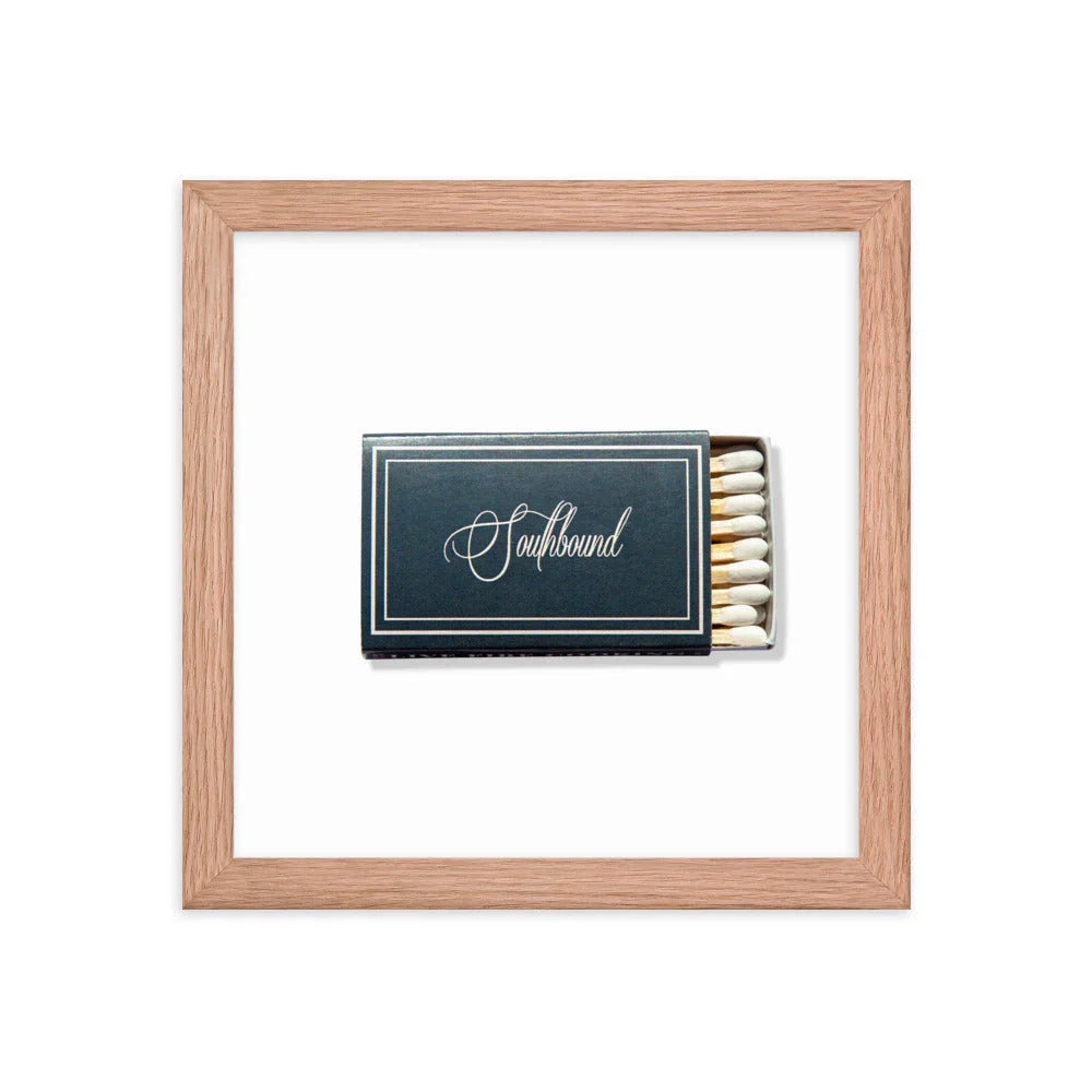 Southbound Framed Print matchbook photos