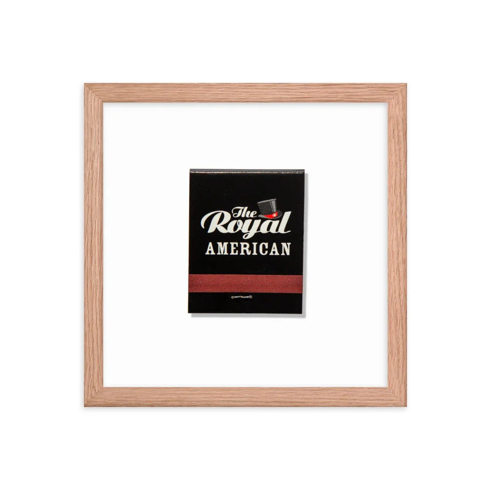 The Royal American matchbook photos