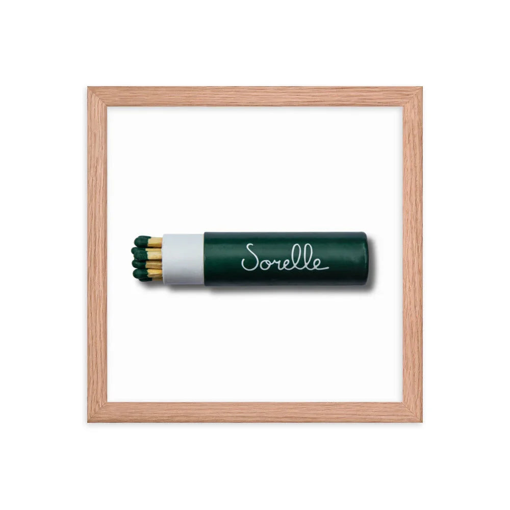 Sorelle Framed Print matchbook photos