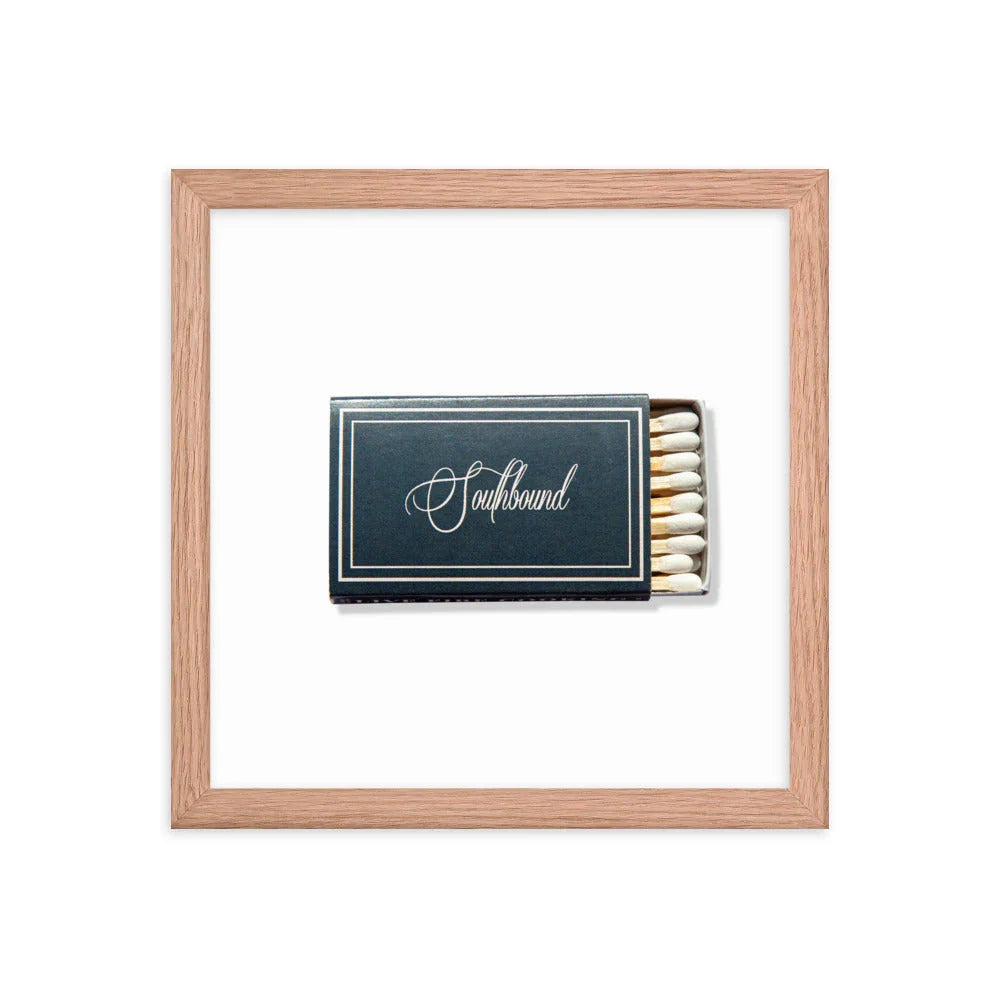 Southbound Framed Print matchbook photos