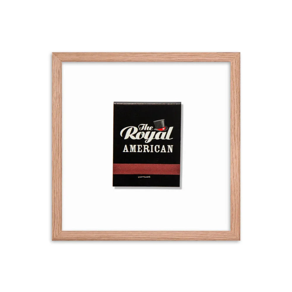 The Royal American matchbook photos