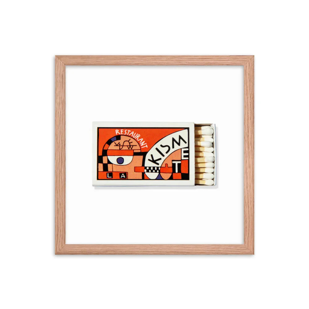 Kismet Framed Print matchbook photos