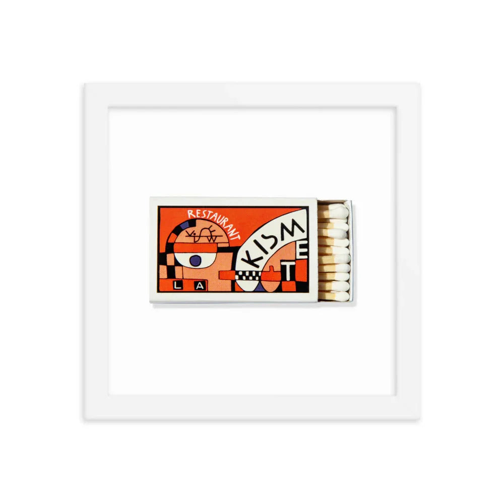 Kismet Framed Print matchbook photos
