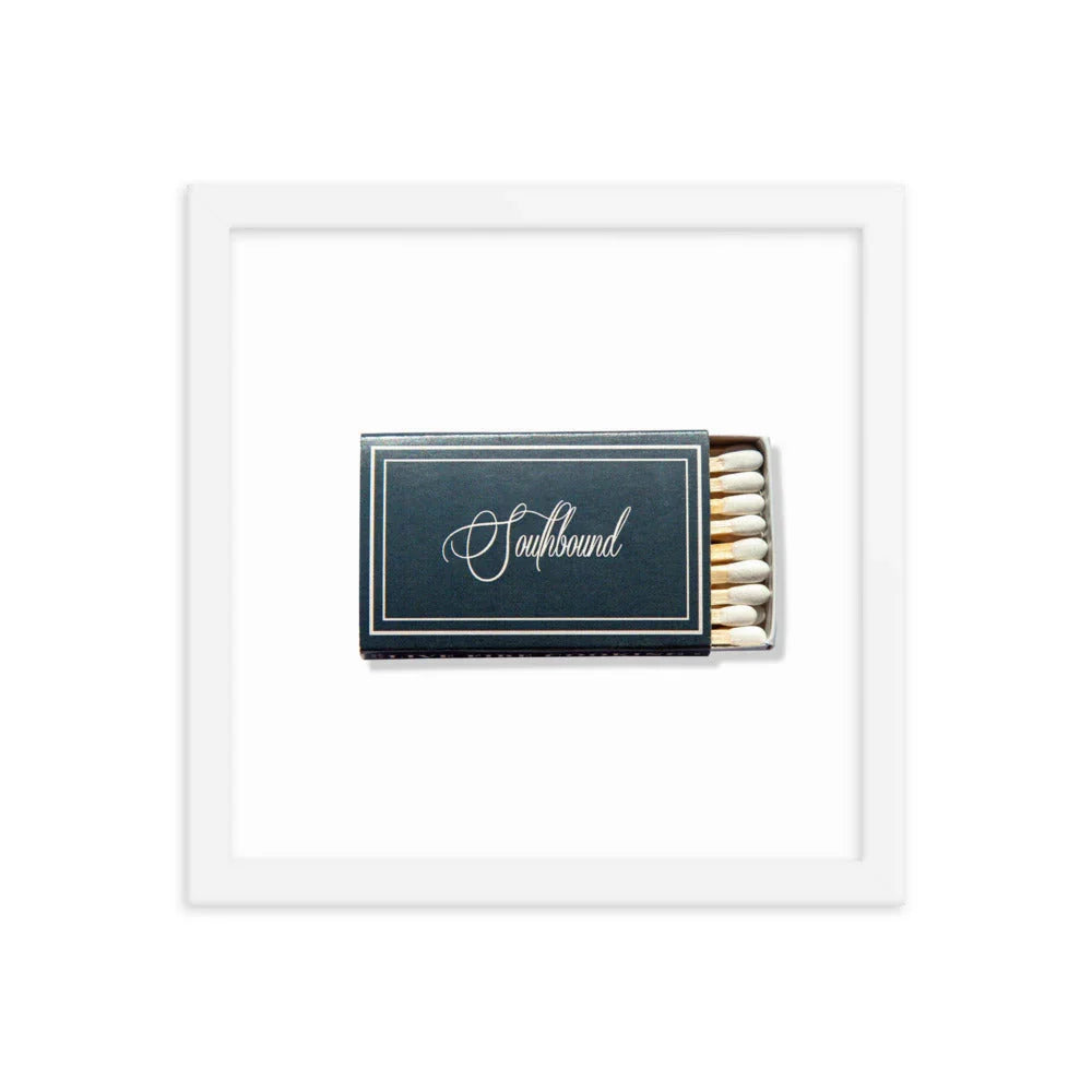 Southbound Framed Print matchbook photos