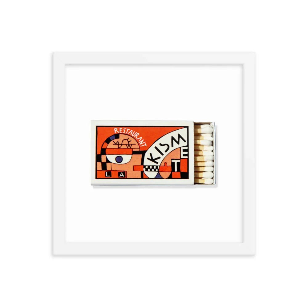 Kismet Framed Print matchbook photos