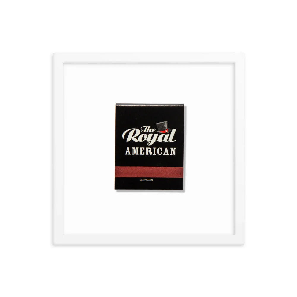The Royal American matchbook photos