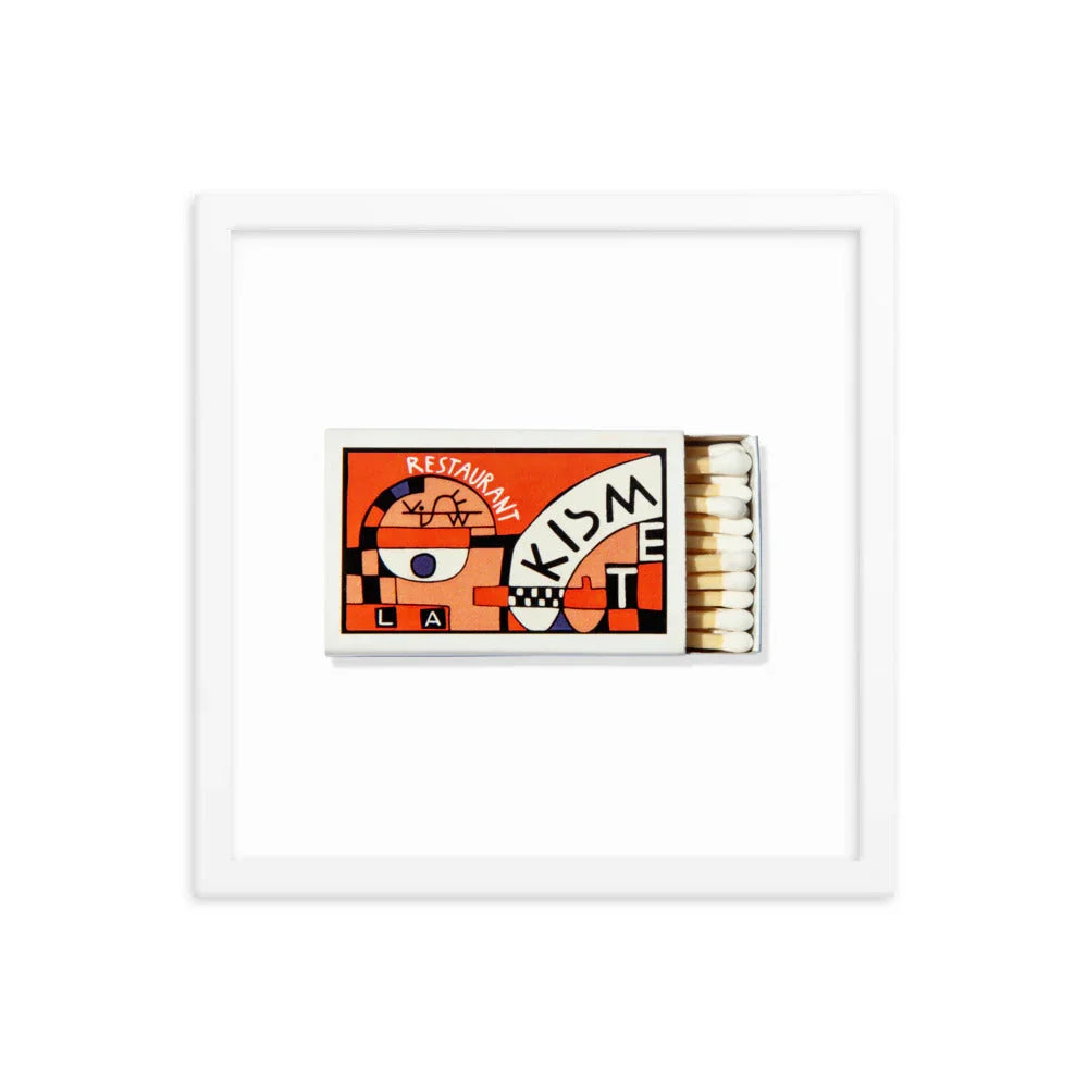 Kismet Framed Print matchbook photos