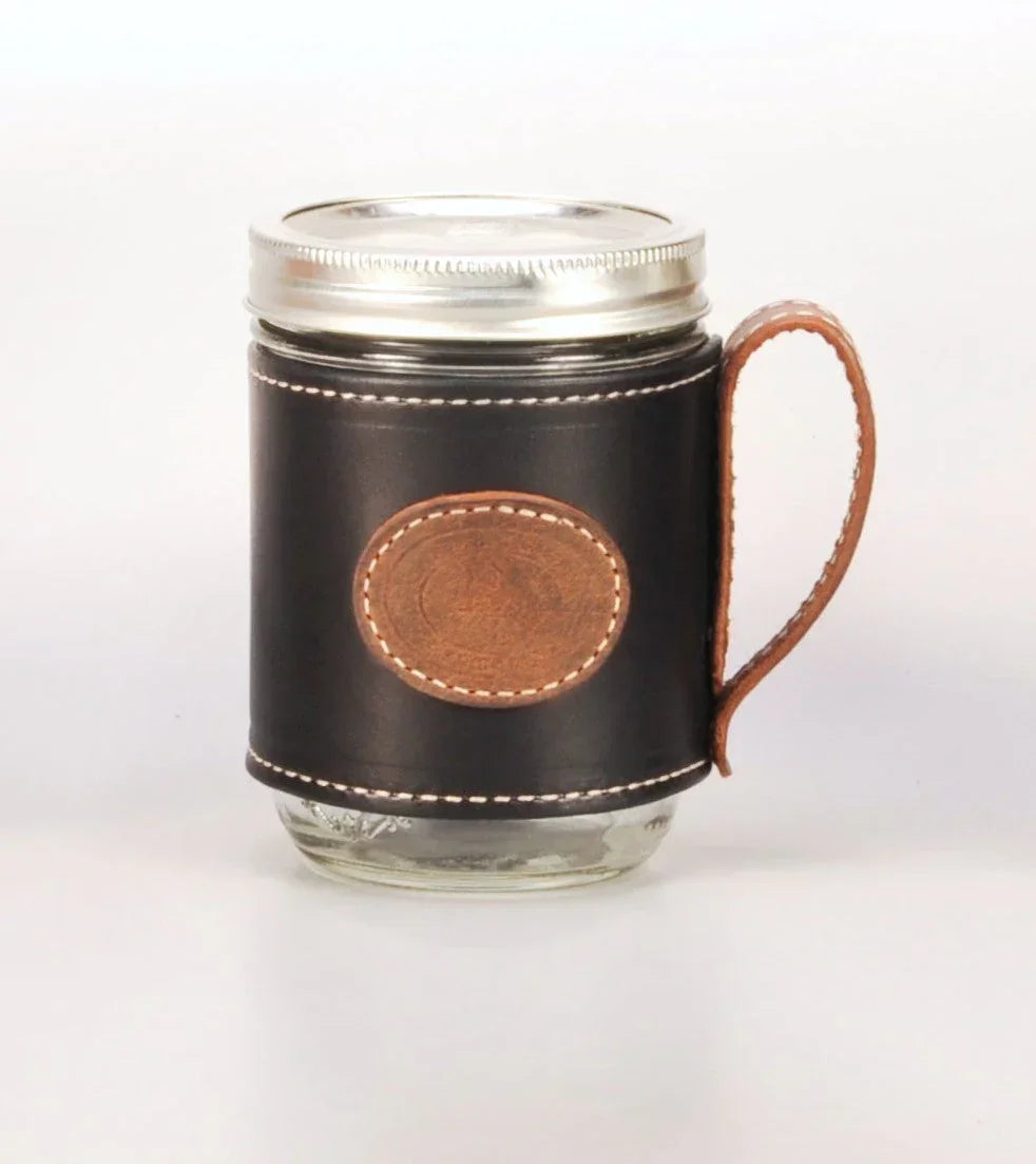 Enrico Bartolini Leather Mason Jars Enrico Bartolini