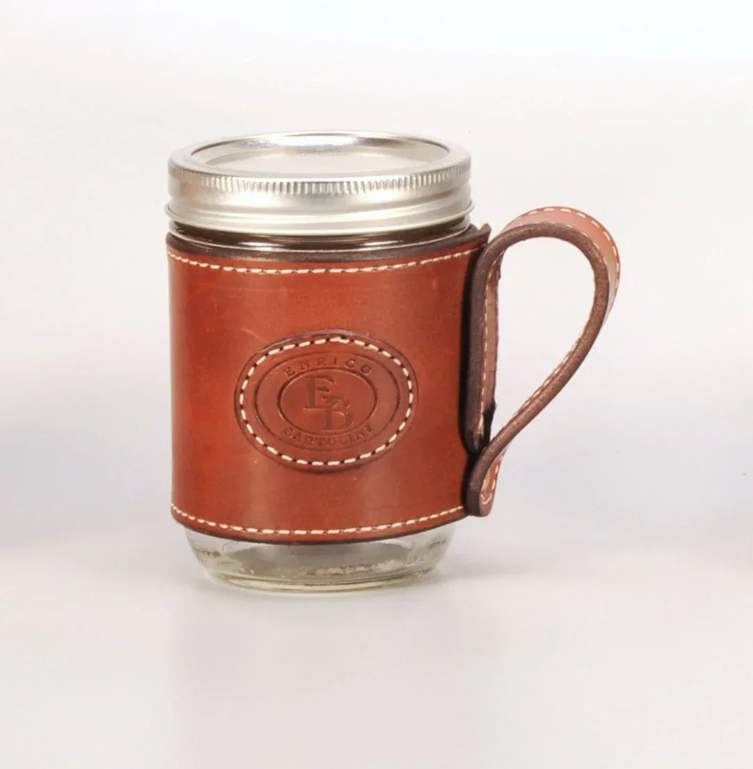 Enrico Bartolini Leather Mason Jars Enrico Bartolini
