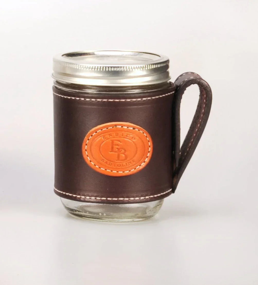 Enrico Bartolini Leather Mason Jars Enrico Bartolini
