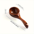 [Ergonomic Kitchen Spoon] 1pc Kitchen Spoon - Ergonomic Handle, Durable Construction | Non-Slip Grip, Compact Design for Precise Measuring, Scooping, Serving - Ideal for Baking, Cooking, Soup Serving - Safe for Home & Profess House Of Avana