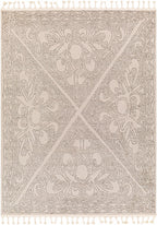 Birdwood Cream & Brown Area Rug Hauteloom