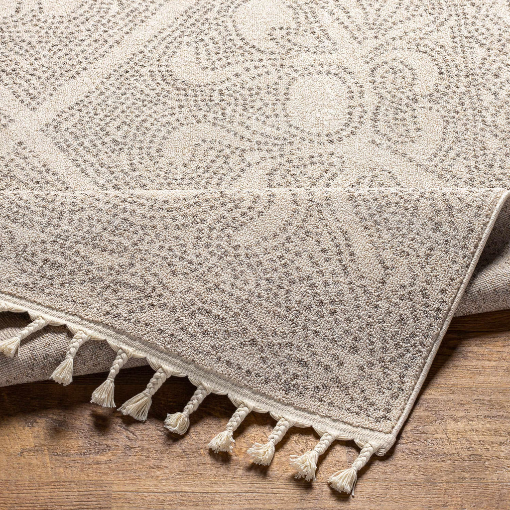 Birdwood Cream & Brown Area Rug Hauteloom
