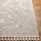 Birdwood Cream & Brown Area Rug Hauteloom