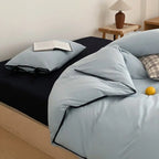 Evangeline Pastel Bow Tie Twill Bedding Set / Green Ever Lasting