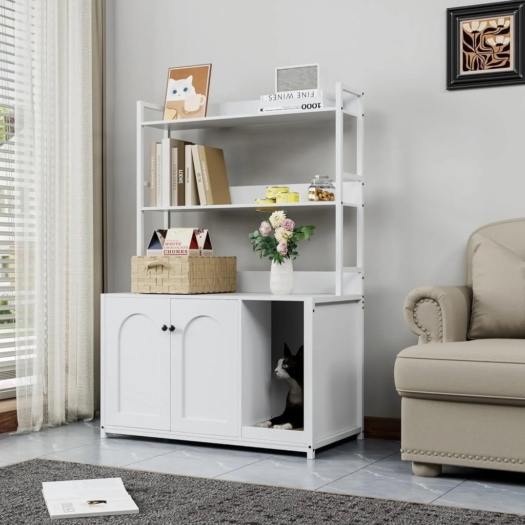 Extra Large Cat Litter Box Enclosure - House Of Avana