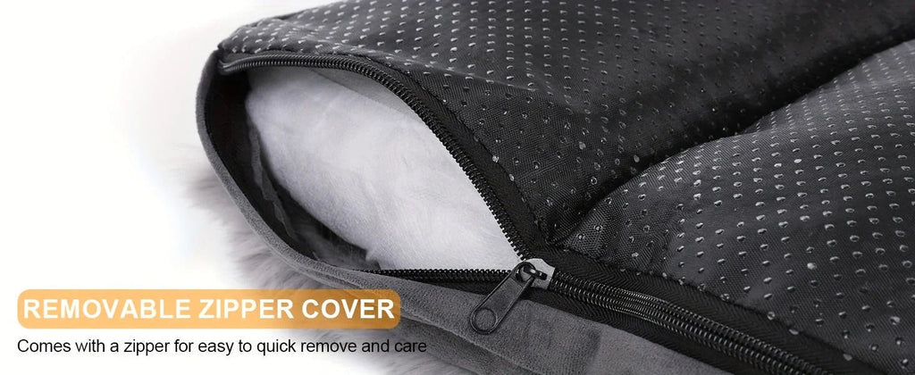 Extra Large Orthopedic Dog Bed - Luxurious Plush Faux Fur Kennel, Bite-resistant, Dirt-repellent and... - House Of Avana [[SKU:HOA-SCU-475]]