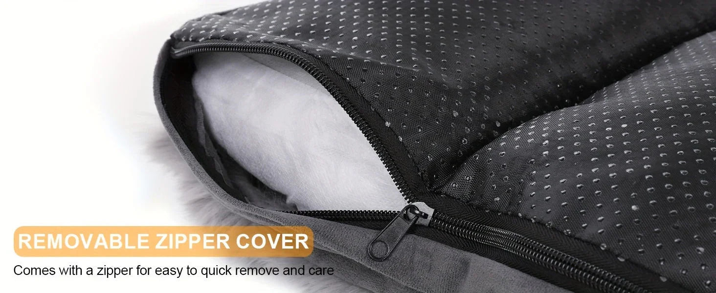 Extra Large Orthopedic Dog Bed - Luxurious Plush Faux Fur Kennel, Bite-resistant, Dirt-repellent and... - House Of Avana