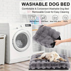 Extra Large Orthopedic Dog Bed - Luxurious Plush Faux Fur Kennel, Bite-resistant, Dirt-repellent and... - House Of Avana