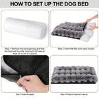Extra Large Orthopedic Dog Bed - Luxurious Plush Faux Fur Kennel, Bite-resistant, Dirt-repellent and... - House Of Avana