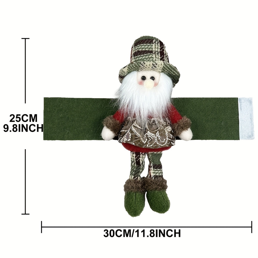 Christmas Decorations Santa Claus Snowman Reindeer Curtain Tie Window Decorations Suitable for Home and Holiday Celebrations Christmas Halloween Thanksgiving Holiday Decorations House Of Avana