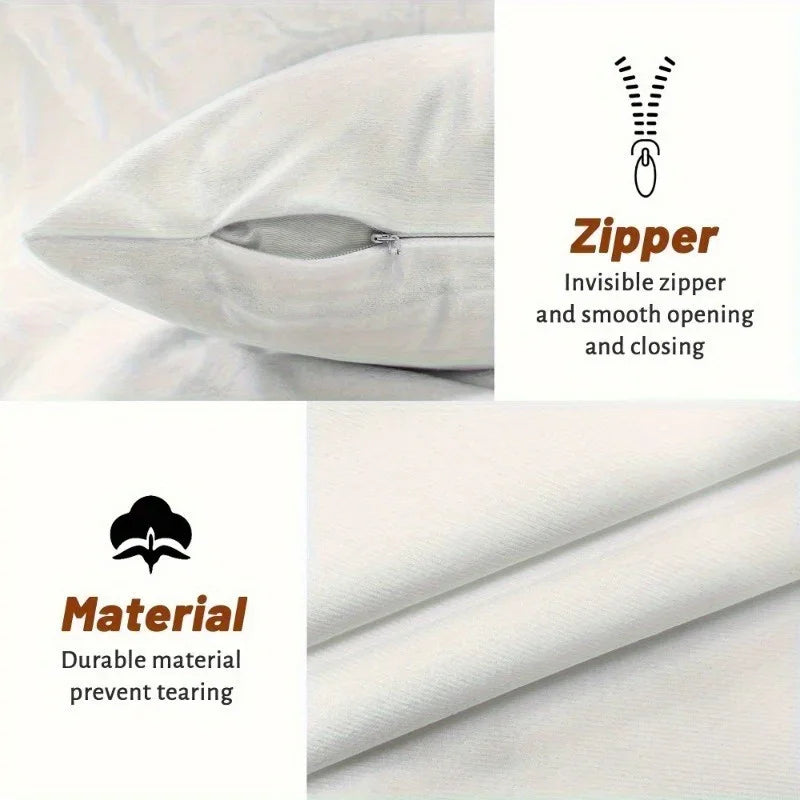 Pillow Cover - Soft Pink Polyester 45x45cm