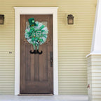 Wreath - Irish Green Mesh Ribbon