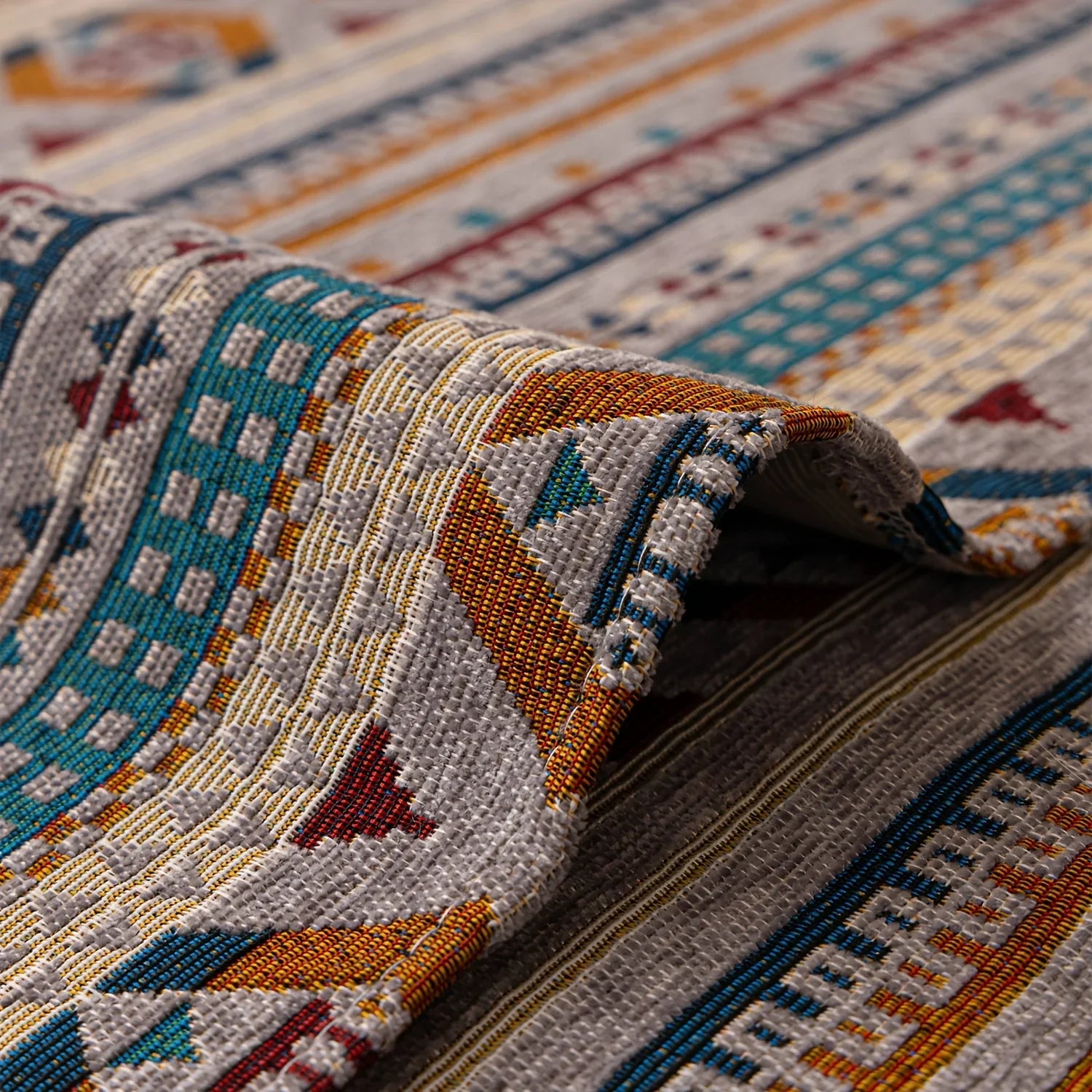 Sofa Cushion - Non-slip Chenille Geometric Multi-size