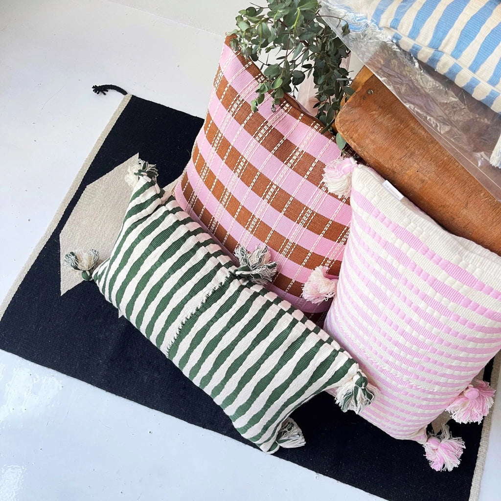 Antigua Pillow - Baby Pink Archive New York
