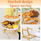 Fruit Basket - 2-Tier Wood