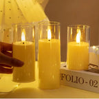 Candles - Flameless LED Plastic 3-Piece