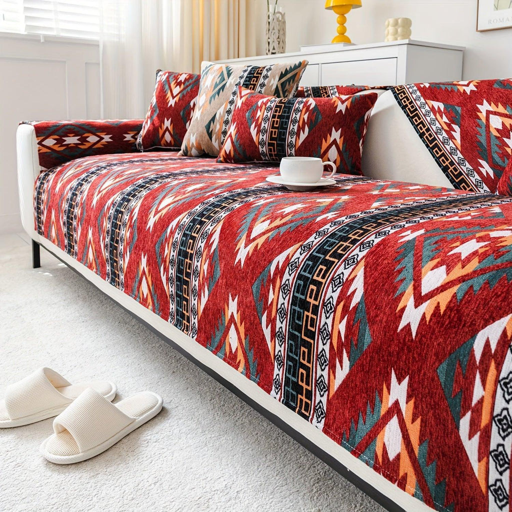 Linen Couch Slipcover | Boho Dog Proof Couch Slipcovers for All-Season topspet