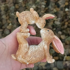 Rabbit Sculpture - Affectionate Warm White