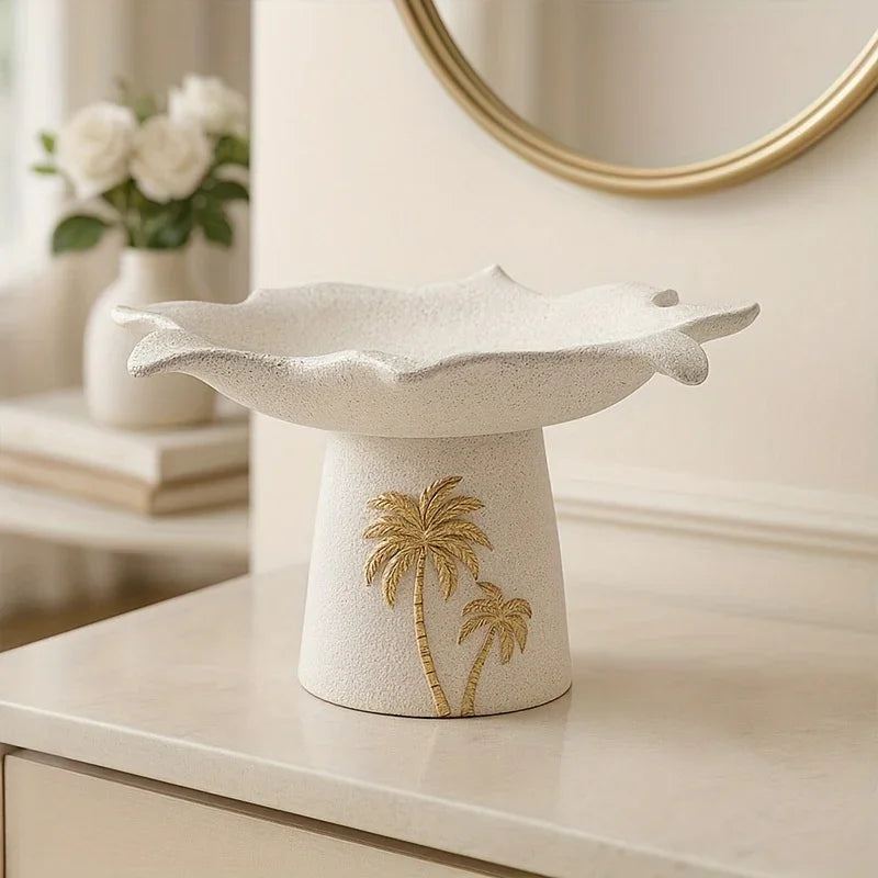 Decorative Tray - Palm Tree Paintings Ceramic Small