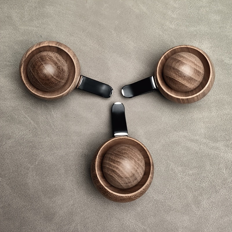 1pc Natural Wood Car Air Freshener Diffuser with Manual Operation - Real Wood (Cherry/Beech/Birch/Maple) All--One Refillable Design, No Chemicals, Compatible with Car Ventilation Systems, Elegant & Durable Air Purifier for Ve House Of Avana