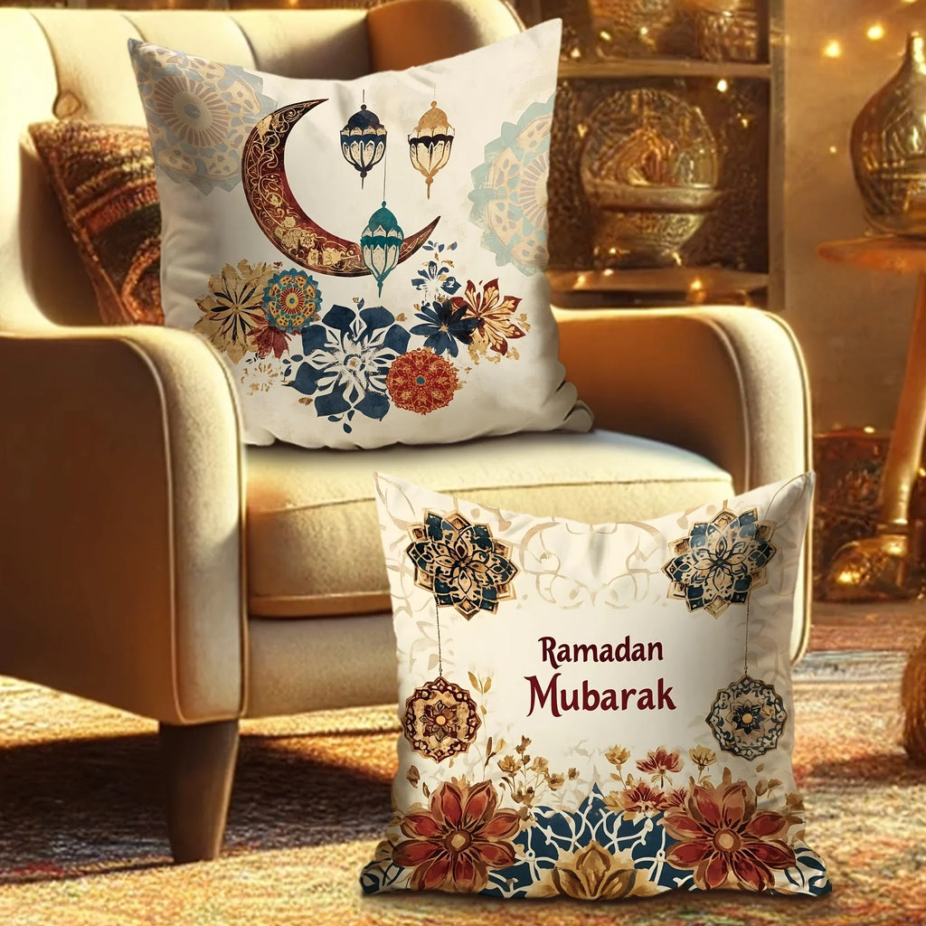 Pillowcase - Floral Polyester Lantern 45cm