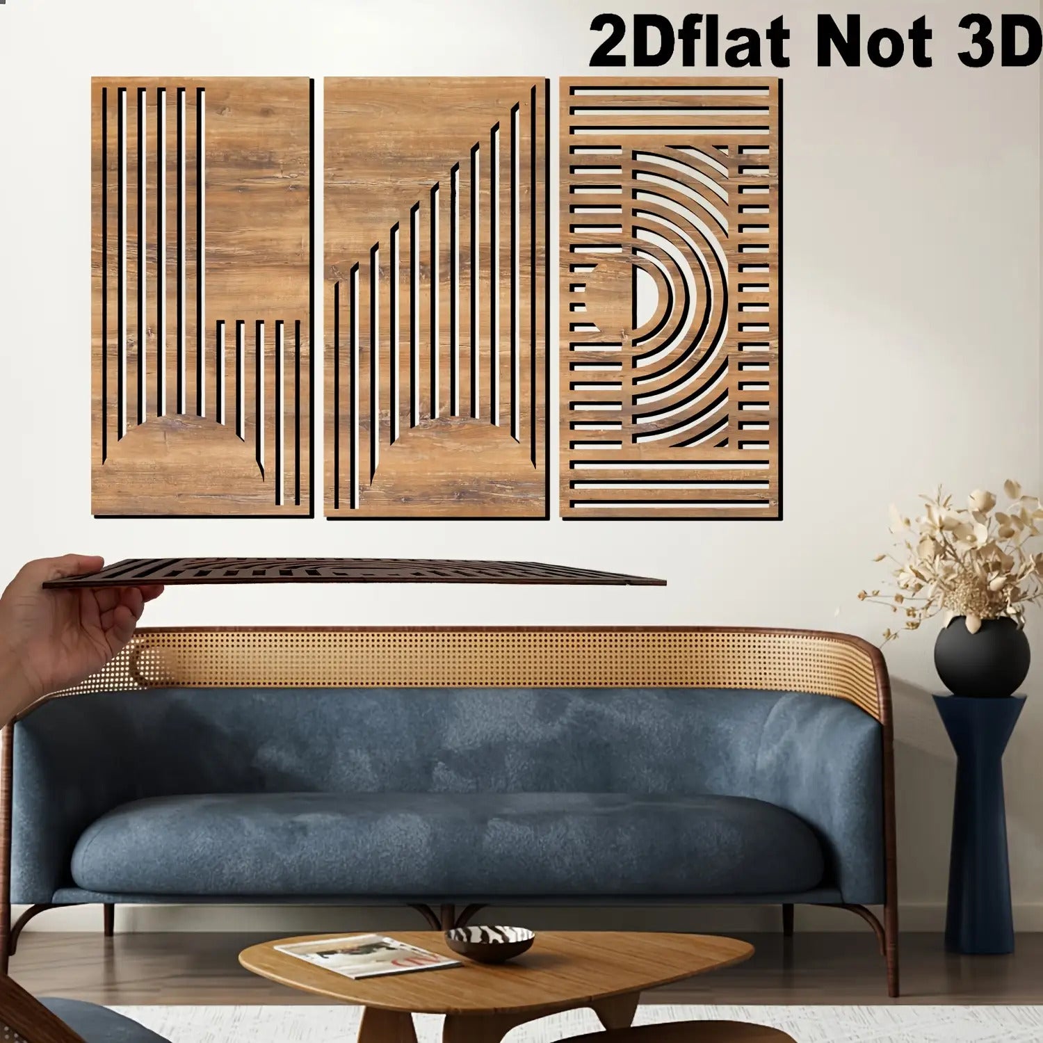 Wall Decor - Geometric Wood Abstract