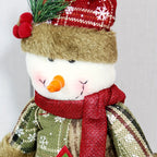 S Set 50cm Tall Retractable Legged Christmas Dolls - Extended Height, No Electricity Needed, Durable... - House Of Avana