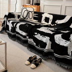 Boho Couch Cover Ultra Soft | All-seasons Chenille Fabric | - House Of Avana