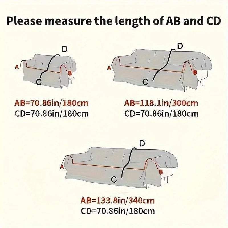 Boho Couch Cover Ultra Soft | All-seasons Chenille Fabric | - House Of Avana