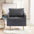 Storage Style Single Sofa, Accent Chair With Storage, Suitable For Living Room, Bedroom House Of Avana