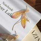 "Fairy Wings" Real Alstroemeria Earrings