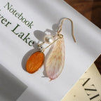 "Fairy Wings" Real Alstroemeria Earrings