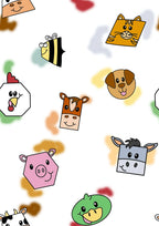 Farm Animals Printed Canopy - House Of Avana