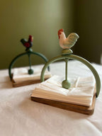 Rustic metal rooster napkin holder, distressed finish, holds multiple napkins - House of Avana