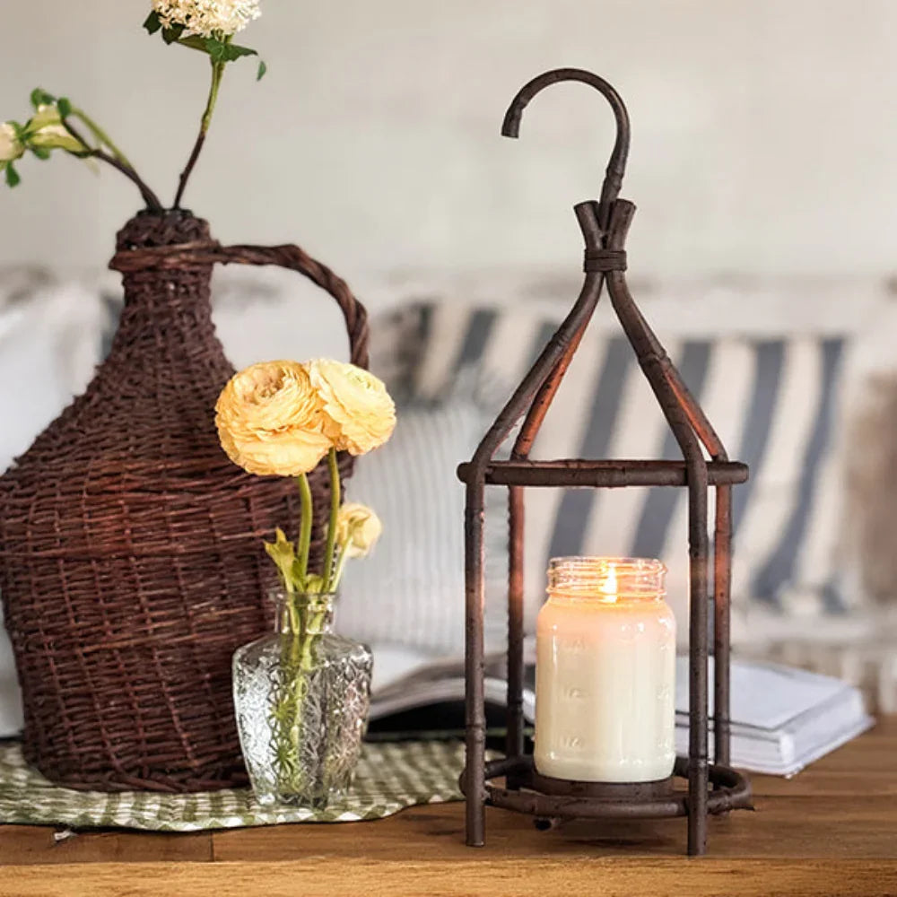 Vintage Inspired Open Cage Candle Lanterns, Set of Two Decor Steals