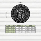 Fatiha Surah Metal Wall Art - Elegant Islamic Calligraphy - KAF229 Peony Atelier
