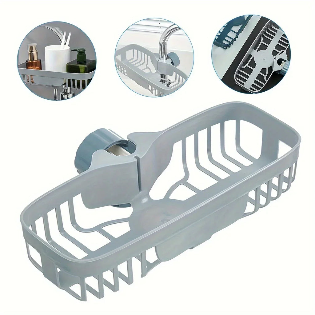 Faucet Caddy - Plastic Sink Holder